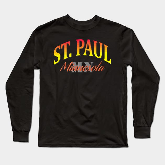 City Pride: St. Paul, Minnesota Long Sleeve T-Shirt by Naves